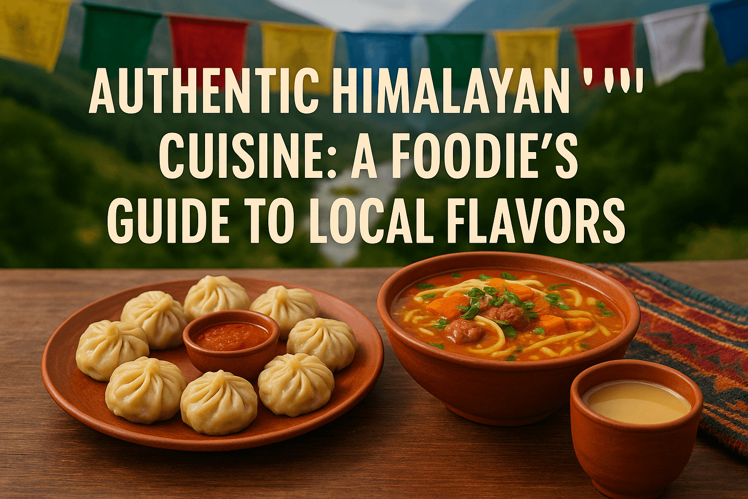 Authentic Himalayan Cuisine: A Foodie's Guide to Local Flavors