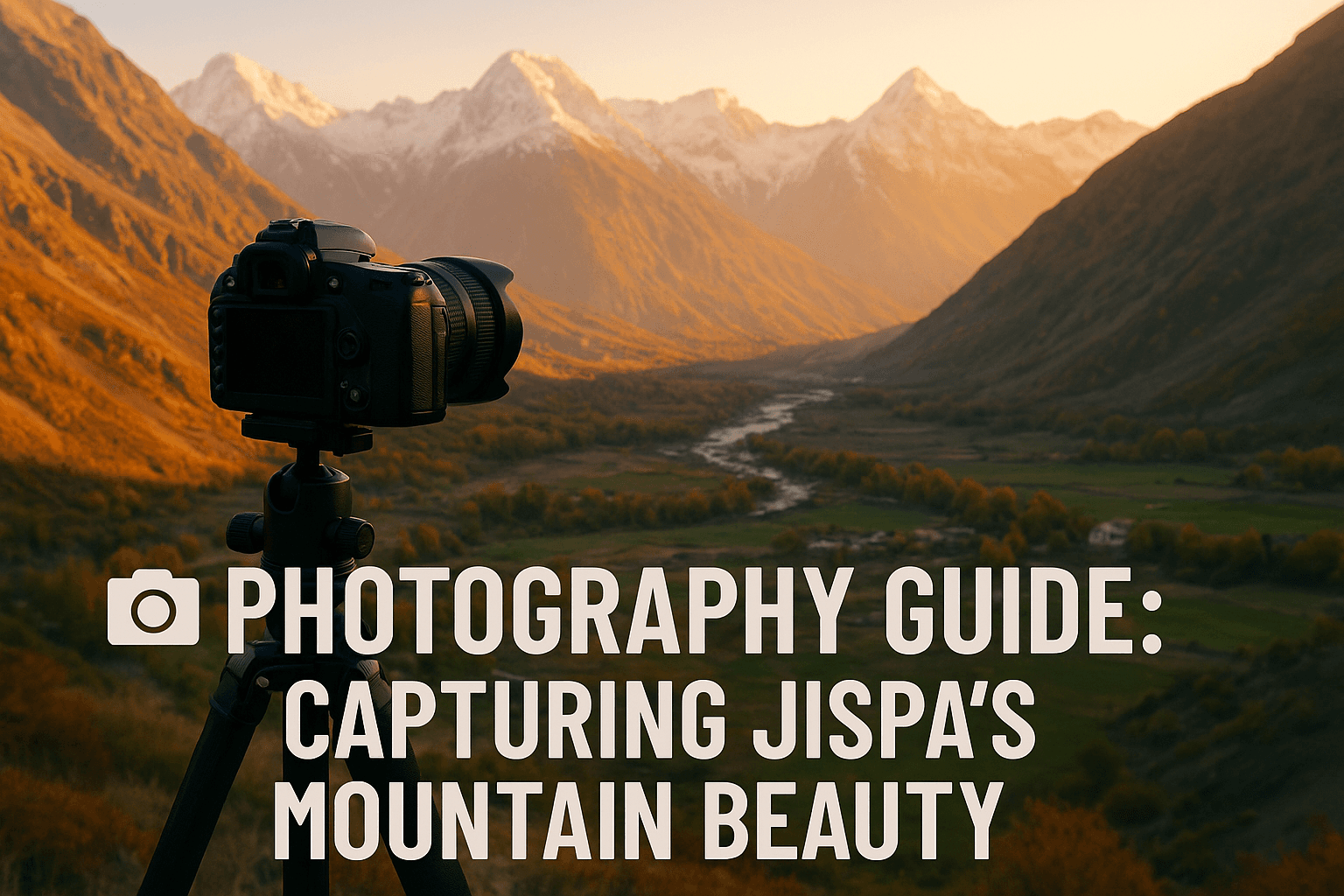 Photography Guide: Capturing Jispa's Mountain Beauty